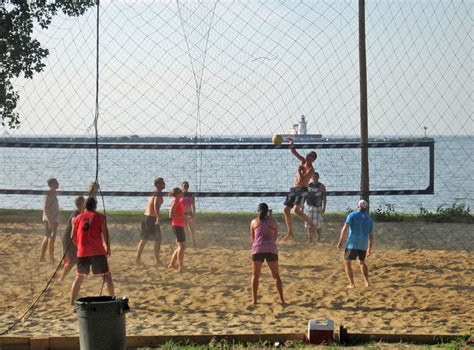 whiskey island volleyball